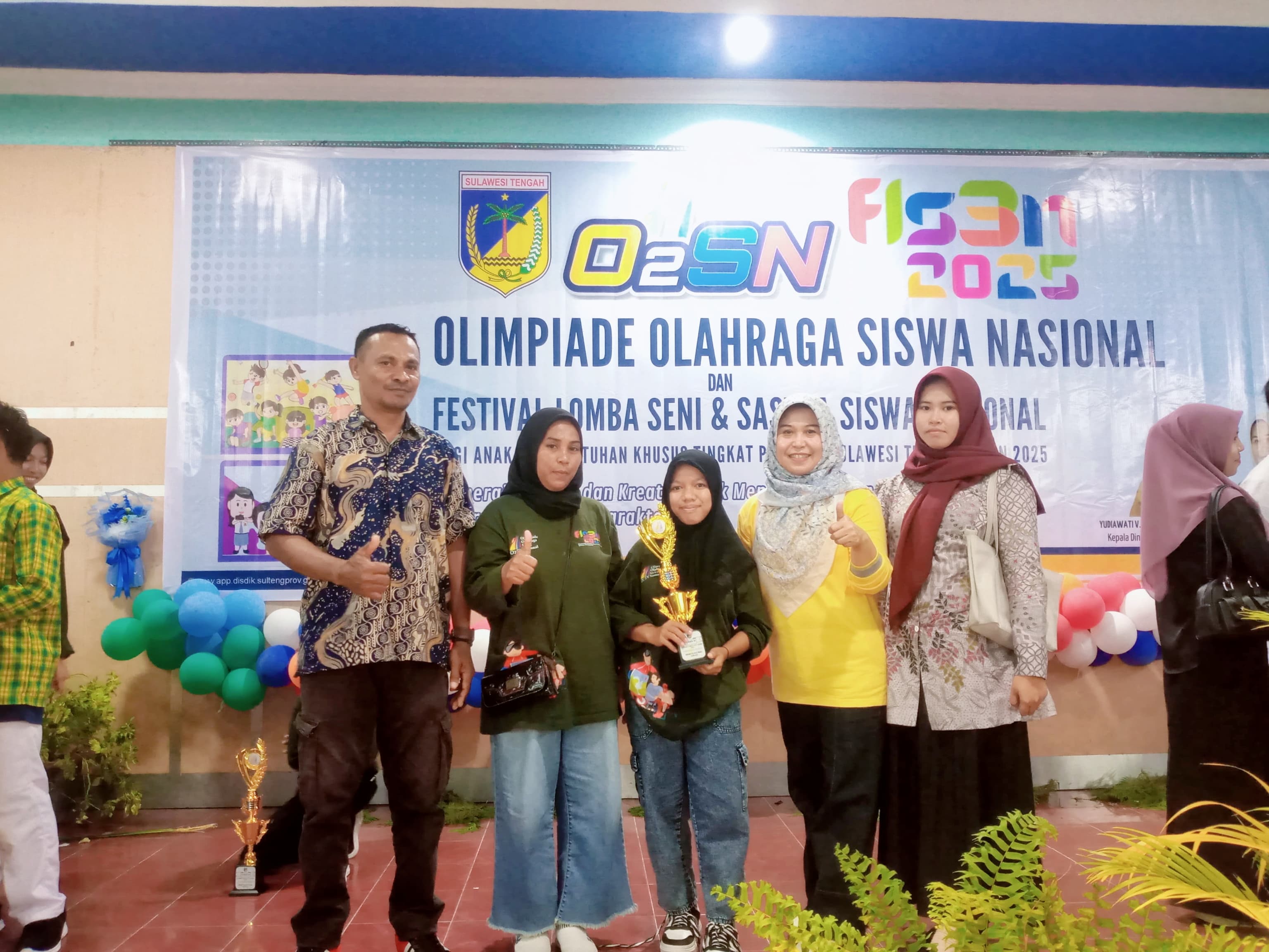 Siswa SLB Hidayah Siaga Raih Juara 3 Atletik Putri di O2SN Tingkat Provinsi